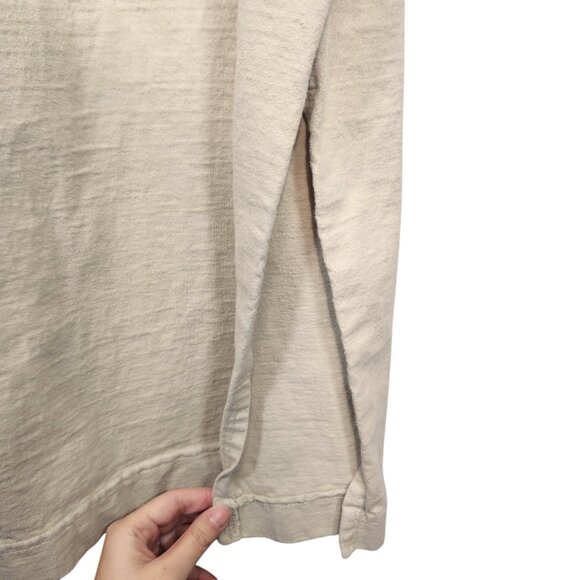 Free People Beach Camilla Shirtdress Tan Beige Casual Maxi T Shirt Dress Boho M - Picture 5 of 9